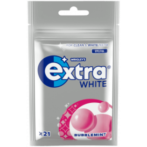 Extra White Bubblemint Påse X30