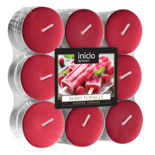 Doftvärmeljus Berry Popsicle  18 st
