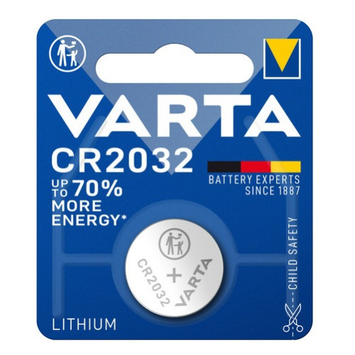 Varta Batteri knappcell CR2032 3V X 10st