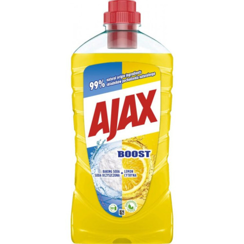 Ajax Boost Baking Soda Lemon 1 L X12st