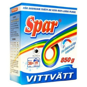 SPAR TVÄTTMEDEL 850 G X12 SPAR  vitt