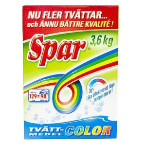 Spar Tvättmedel Color  3,6 Kg X 3 St