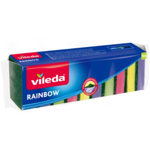 Vileda Rainbow Skrubbsvamp 10px20st