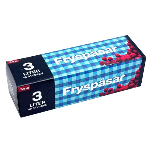 Fryspåsar 3 liter 30 pack 12st i låda