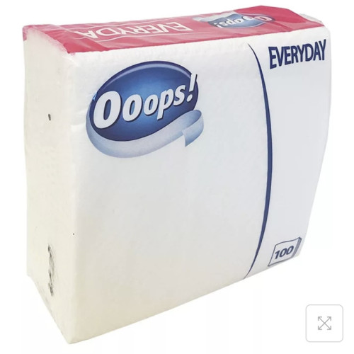 Ooops servett 1L 100p 30x30cm x12st