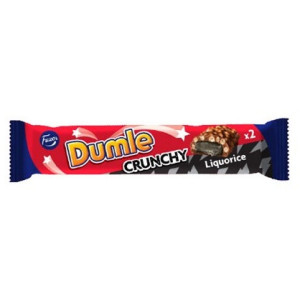 Dumle Crunchy Liquorice 55G x 20st Dubbel