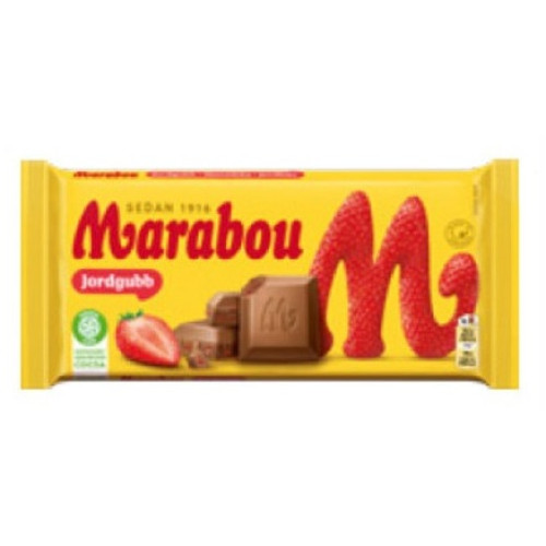 MARABOU JORDGUBB 160G X15 ST
