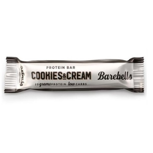 BAREBELLS PROTEIN BAR COOKIES& CREAM 55G X12 st