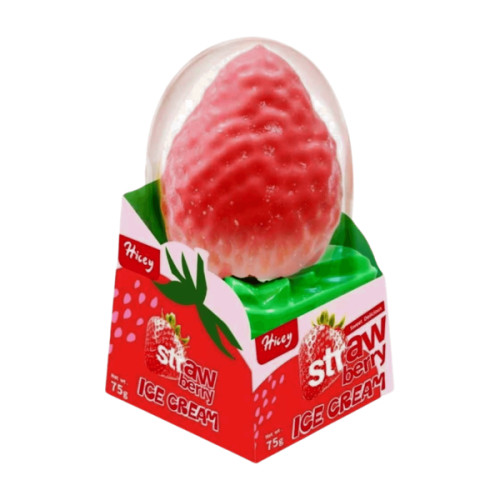 Hicey Jordgubbe Fryst Glass 75g X12st