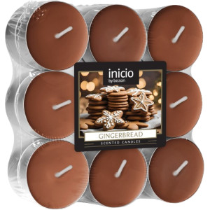 Doftvärmeljus Gingerbread 4 H X18 St