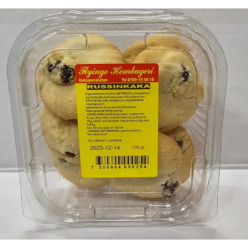 Flyinge Russin Kaka 100g X 24st