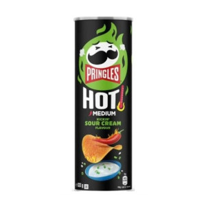 Pringles Hot Kickin' Sour Cream Flavour 19 x 160 g