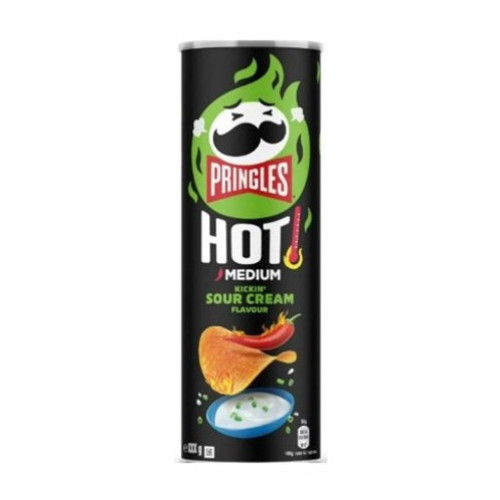 Pringles Hot Kickin' Sour Cream Flavour 19 x 160 g