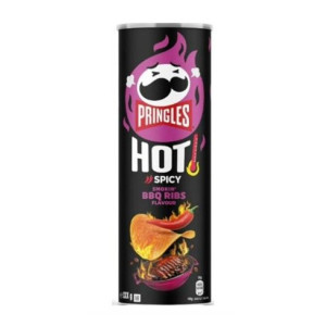 Pringles Hot Smokin' BBQ Ribs Flavour 19 x 160 g