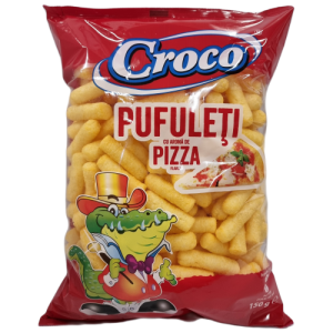 CROCO CORN PUFFS PIZZA påse 150g 18 st