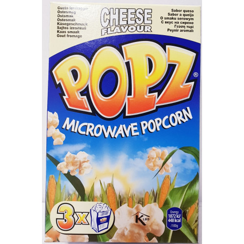 Micro pop corn Cheese Popz 3p 255g 12 st