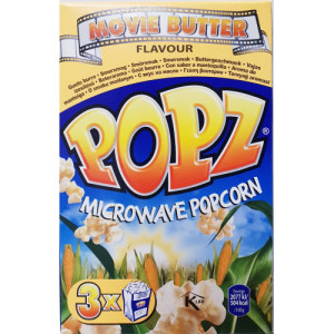 Micro pop corn Movie butter Popz 3p 270g 12 st