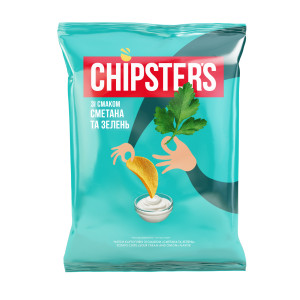 Chipster's Potatischips Med Gräddfi 120gx16