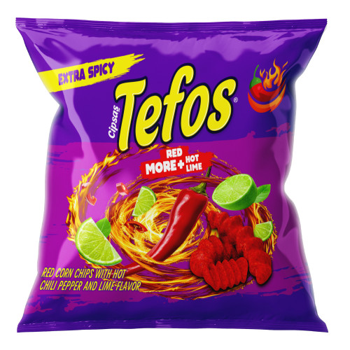 TEFOS CHIPS RED 25 GX40ST