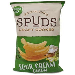 Spuds Sour Cream Ounion 145g X12st
