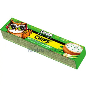 Sovora Potatissnacks Med Smak Av Gräddfil Och Örter 50 G X 25st