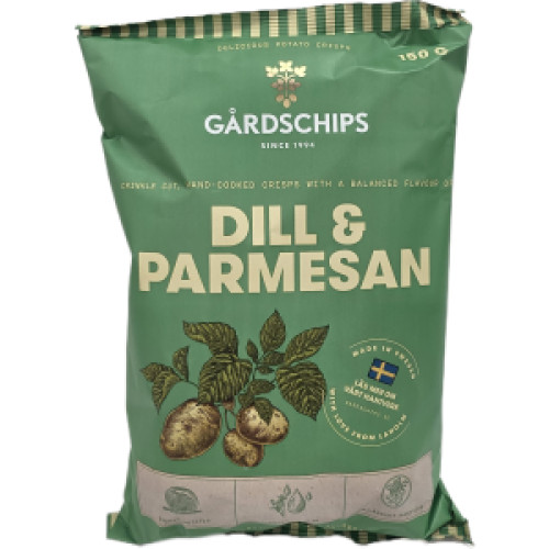 Gårdschips Dill & Parmesan 150g 10st