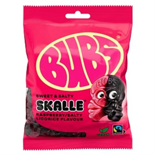 Bubs Hallon/lakrits Skalle Gele 190gx14st