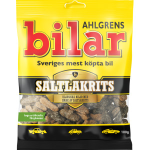Bilar Saltlakrits 100g 12st