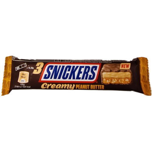 Snickers Creamy Peanut Butter 54,75g 32st