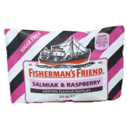 Fishermans friend Salmiak o Raspberry  3x 25gx 4st