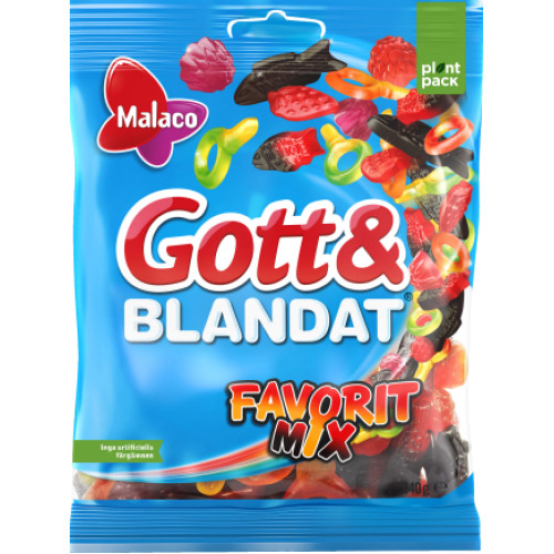 Gott Favoritmix 140g 12 st