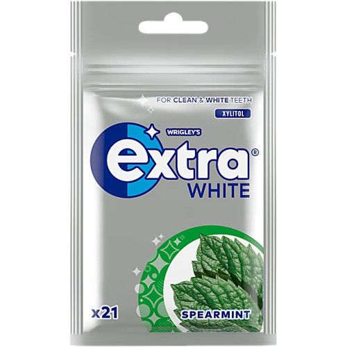 Extra whites pearmint påse x30