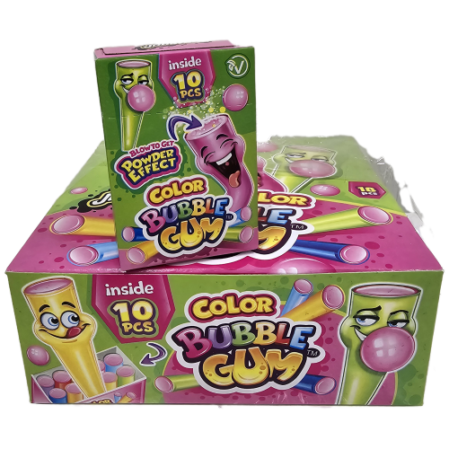 Color Bubble Gum  35gx18st