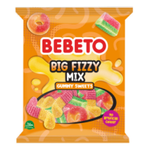 Bebeto Fizzy Mix 150g X10st