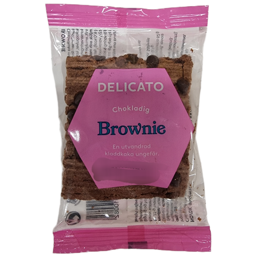 Delicato Brownie styckpack 70g 25 st