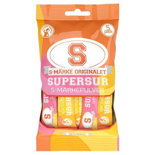 S-MÄRKE  SUPERSURT PULVER  5-PACK x20