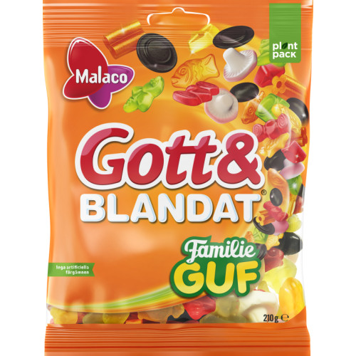 Gott & Blandat Familie Guf 12 x 210g