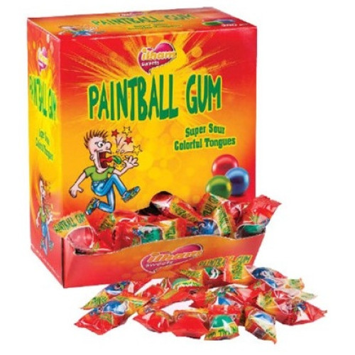 tug/ PAINT BALL BUBBLE GUM AUTOMAT 200st