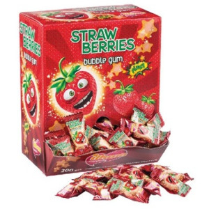 tug/ STRAWBERRY BUBBLE GUM AUTOMAT 200st