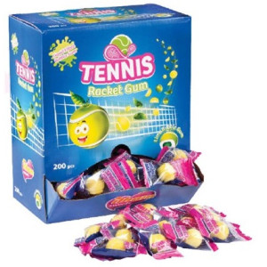 tug / TENNIS BALLS BUBBLE GUM AUTOMAT 200st
