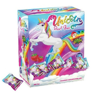 tug / UNICORN PEARL BUBBLE GUM AUTOMAT 200st