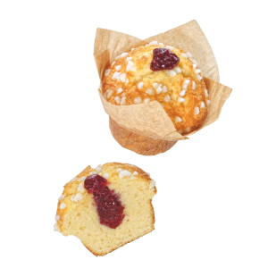 Citronmuffins med hallonfyllning 112  x 36st